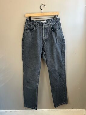 Everlane Curvy 90s Cheeky Jean - Size 30 Charcoal Black